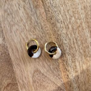 DARK BROWN-CHAMPAGNE kerámia