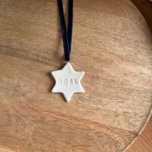 'Noel' karácsonyfadísz