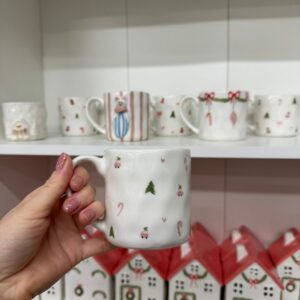 Rózsaszín kisautós bögre