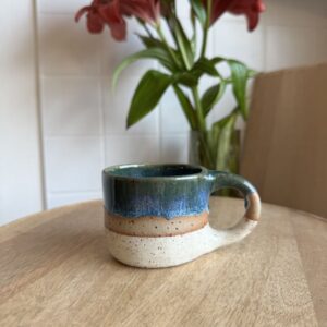 Zöld mintás bögre