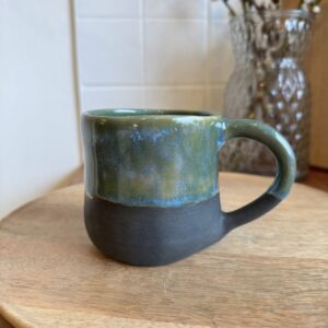 Zöld mintás bögre